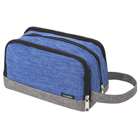 Toiletry Bag, Yeiotsy Color Clash Durable Small Toiletry Bag for Short Trip