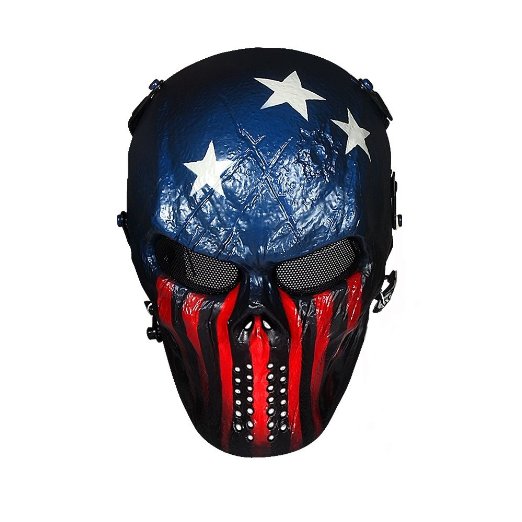 OutdoorMaster Airsoft Mask Full Face with Metal Mesh Eye Protection