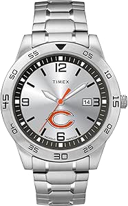 Amazon.com: Timex Tribute Men's NFL Citation 42mm Watch – Chicago Bears with Stainless Steel Expansion Band : Sports & Outdoors