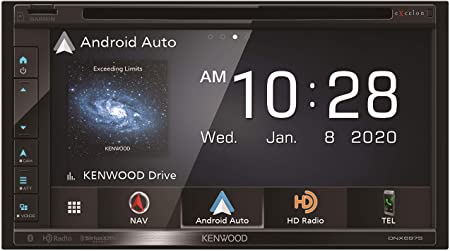 Kenwood Excelon DNX697S 6.8" Clear Resistive Touch Panel Navigation DVD Receiver with Bluetooth & HD Radio | Equipped with Garmin navigation software | With Apple CarPlay and Android Auto