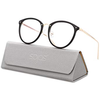 SOJOS Square Optical Frame Clear Lens Eyewear Eyeglasses for Men and Women SJ6005