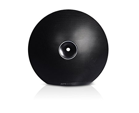 Pure Acoustics Halo Portable Wireless Bluetooth Speaker 10W Output Power, 8 Hours of Play Black