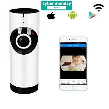 MEIBEI 720P Wireless IP Camera WiFi Baby Monitor Home Security Surveillance Nanny Cam Video Recorder Night Vision with Two way Talk