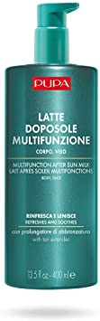 Pupa Milano Multifunction After Sun Milk - Refreshes the Body, Face And Hair - Suitable for Prolonging the Tan - Fast-Absorbing and Reduces Redness as Well as The Sensation of Heat - 13.5 Oz