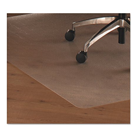 Floortex Ultimat Polycarbonate Chair Mat for Hard Floors, 60" x 48", Rectangular, Clear (1215219ER)
