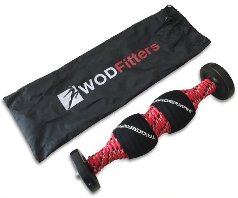 WODFitters T-Pin - Trigger Pin - Revolutionary Muscle Therapy Roller for Mobility before and after Even the Hardest WODs like Murph * Unparalelled Recovery Tool for Optimized Performance * More Effective than Foam Rollers and Lacrosse Balls for Self Myofascial Release, Deep Tissue and Trigger Point Massage * Made in the USA * Lifetime Warranty and Free Mobility Training eGuide