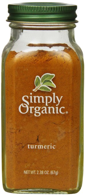 Simply Organic Turmeric Root Ground Certified Organic 238-Ounce Container