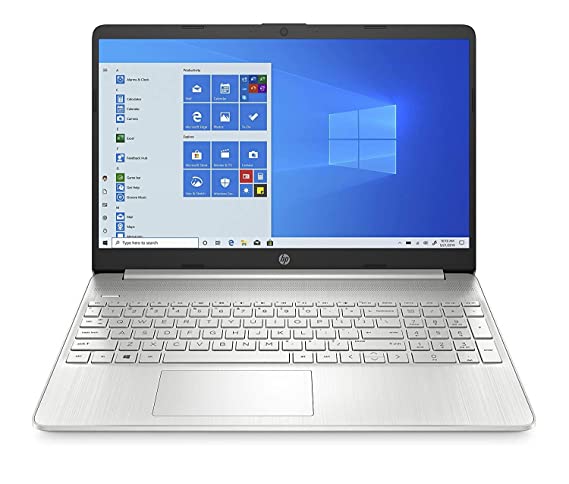 HP 15 10th Gen Intel Core i5 Processor 15.6-inch FHD Laptop (8GB/1TB HDD/Win 10 Home/MS Office/Finger Print Reader/Natural Silver), 15s du1034TU