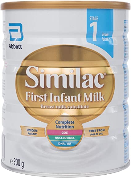 Similac First Infant Milk (Stage 1, from birth), 900 g