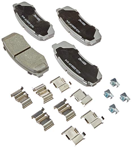 ACDelco 14D606CH Advantage Ceramic Rear Disc Brake Pad Set