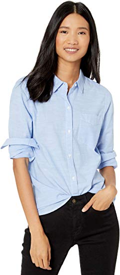 Amazon Brand - Goodthreads Women's Washed Cotton Boyfriend Tunic