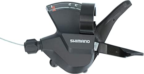 SHIMANO SL-M315-L Shift Lever, Band on, 3-Speed, Left Hand, Black, ESLM315LB