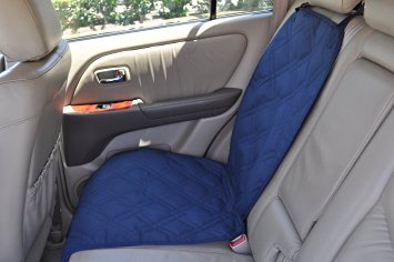 Rumbi Baby Bucket Seat Protector Pad for Carseats with a Lifelong Promise. Blue.