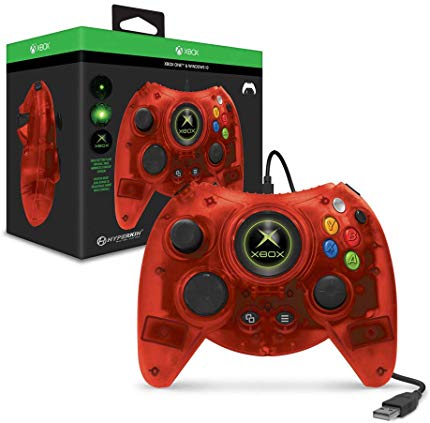 Hyperkin Duke Wired Controller for Xbox One/ Windows 10 PC (Red Limited Edition) - Officially Licensed By Xbox
