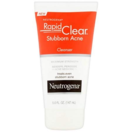 Neutrogena Rapid Clear Stubborn Acne Cleanser, 5 Oz
