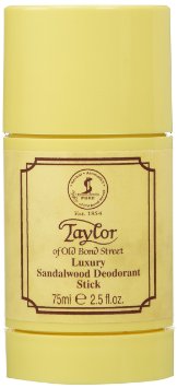 Taylor of Old Bond Street 75ml Luxury Sandalwood Deodorant Stick