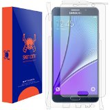 Skinomi MatteSkin - Samsung Galaxy Note 5 Matte Screen Protector  Full Body Skin Anti-Glare  Anti-Fingerprint  Anti-Bubble - Lifetime Replacement Warranty