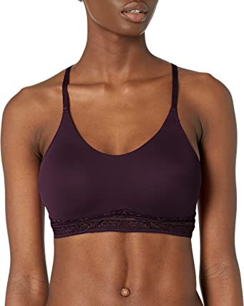 Bali Women's Comfort Revolution Longline Wirefree Bralette with Lace Df6594