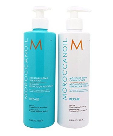 Moroccan Oil Moisture Repair Shampoo and Conditioner 16.9 Oz