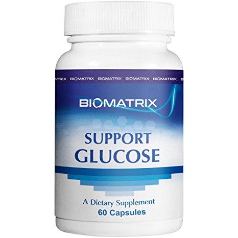 Support Glucose (60 Capsules) - Blood Sugar Supplement with Gymnema, Vanadyl Sulfate, Chromium Pocolinate, Insulin Control, Diabetes. Cinnamon, Alpha-Lipoic Acid, Weight Loss, Hormone Support