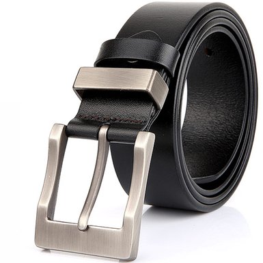 Belt for Men 100% Genuine Leather Belts (Belt width:1.4 inch)[Trimmed to fit]HZ2067