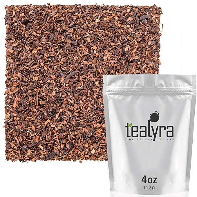 Tealyra - Honeybush Vanilla - Red Bush Loose Leaf Tea - Antioxidants Rish - Calming and Relax Bed Time Tea - Caffeine Free - 112g (4-ounce)