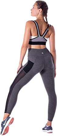 Mio Yoga Pants for Women, High Waist, Tummy Control, Workout Pants, 4 Way Stretch Sports Leggings, Pocket