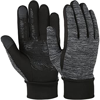 VBIGER Unisex Winter Gloves Windproof Cycling Gloves Running Gloves Touch Screen Anti-slip Driving Gloves