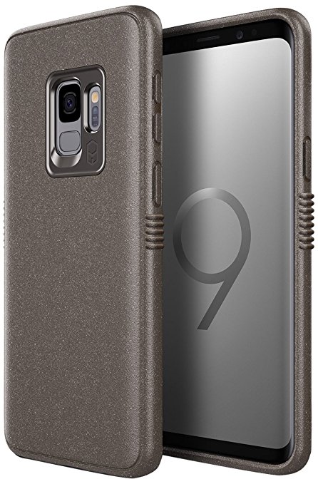 PATCHWORKS TPU PC Hybrid Dual Material Matte Extreme Grip Slim Fit with Added Air Pocket and Drop Tested Hard Case for Galaxy S9