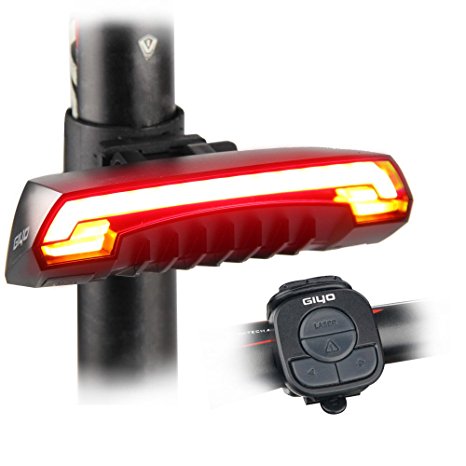 Smart Bike Taillight, Bicycle Lamp with Wireless Control,Cycling Safety Cornering Lamp, Easy to Install, Turn Signal Led Accessories for Mountain Bike, Road Bicycle