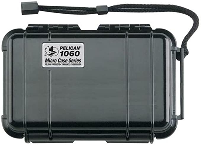 Pelican 1060-005-110 Micro Case Solid, Black, 9.38 x 5.56 x 2.63