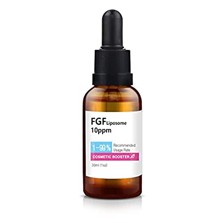 Cosmetic Ingredient - FGF Liposome 10ppm ampoule 30ml(1 fl. oz) | Cosmetic Grade | Skin Repair & Boosts the synthesis of collagen & Anti Wrinkle