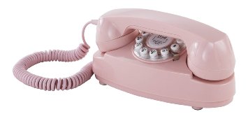 Crosley CR59-PI Princess Phone with Push Button Technology (Pink)