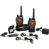 Midland GXT1000VP4 36-Mile 50-Channel FRSGMRS Two-Way Radio Pair BlackSilver