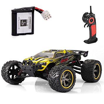 GPTOYS S912 Remote Control Truck Off-Road 1:12 Scale 2.4 GHz 2WD – Yellow (3rd Version)