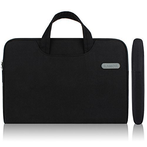 Kamor 13 133 14 inch Canvas Fabric Laptop Sleeve Case Cover Bag Shell with pocket and handle - Superior Protection Notebook Computer Case  Briefcase Carrying Bag  Ultrabook Laptop Tablet Bag Case