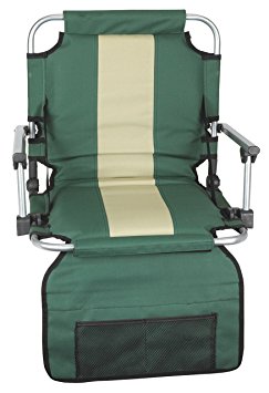 Stansport Folding Stadium Seat with Arms - (19- X17- X5.5-Inch)