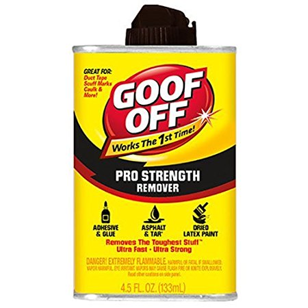 Goof Off FG651 Professional Strength Remover, 4.5-Ounce