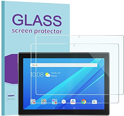 KATIAN [2 Pack] Screen Protector for Lenovo Tab M10, 9H High-Definition Tempered Glass [0.3MM Ultra Thin][Anti-scratch][Anti-Bubble] Protective Film Cover with Lenovo Tab M10