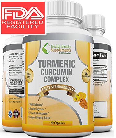 * EXTREME TURMERIC CURCUMIN WITH 95% CURCUMINOIDS & BIOPERINE * Ultra Advanced 100% Natural Formula – Best Inflammatory Organic Capsules – Dr Rated Dietary Supplement