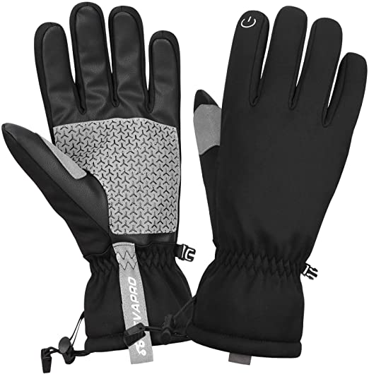 Cevapro -30℉ Winter Gloves, 3M Thinsulated Thermal Gloves Cold Weather Gloves Touch Screen Gloves for Driving