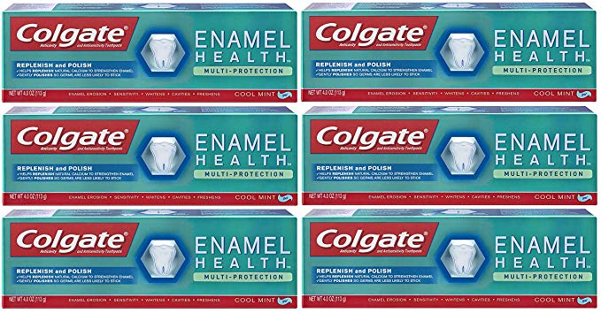 Colgate Enamel Health Toothpaste for Enamel, Multi-Protection - 4 ounce (6 Pack)