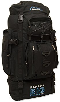 Andes Ramada 120L Extra Large Hiking Camping Backpack/Rucksack Luggage Bag