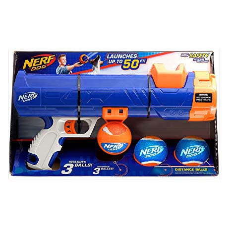 Nerf Tennis Ball Launcher Blaster Pet Dog Toy Gift Set