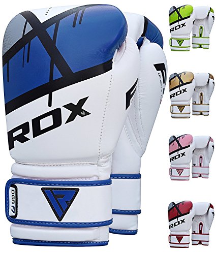 RDX Ego Boxing Gloves Muay Thai Training Maya Hide Leather Sparring Punching Bag Mitts kickboxing Fighting