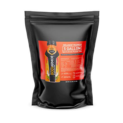 BODYARMOR Sports Drink Powder, Orange Mango, 56.96 ounce (Pack of 1), Natural Flavors With Vitamins, Potassium-Packed Electrolytes, No Preservatives, and Perfect for Athletes