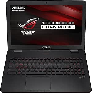 ASUS ROG GL551 Series GL551JM-DH71 4th Generation 15.6-Inch Gaming Laptop (Intel Core i7, 4710HQ 2.50 GHz, 16 GB Memory, 1 TB HDD, NVIDIA GeForce GTX 860M 2 GB Windows 8.1 64-Bit) Black/Red