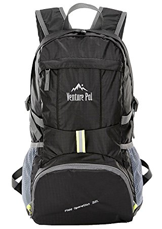 Venture Pal Lightweight Packable Durable Travel Hiking Backpack Daypack