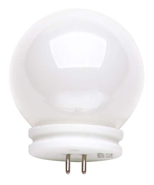 Satco S3189 12V 50-Watt G14 GX5.3 Base Light Bulb, White