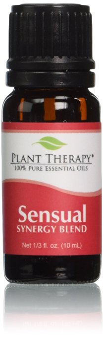 Sensual Synergy Aphrodisiac Essential Oil Blend. 10 ml. 100% Pure, Undiluted, Therapeutic Grade. (Blend of: Ylang Ylang, Patchouli, Orange, Lavender, Sandalwood and Jasmine)
